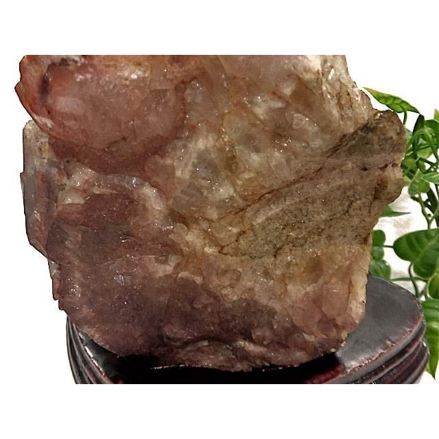 天然石 レッドファントム原石(台座付) 200720601 【公式通販】