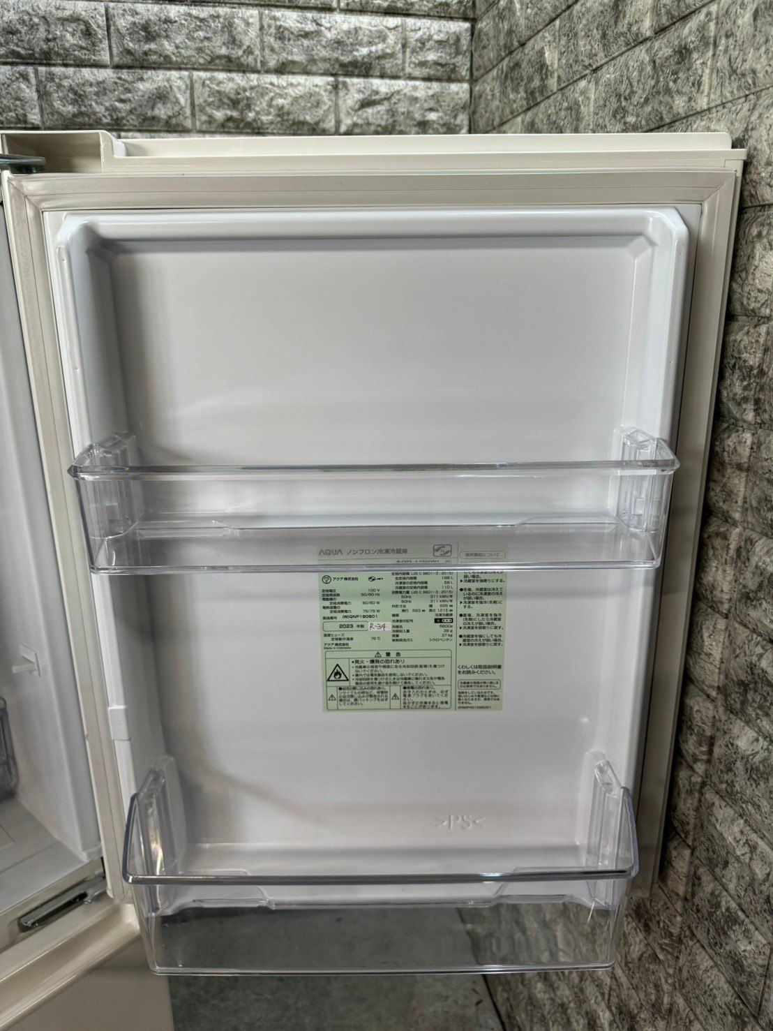 全国送料無料☆3か月保証☆冷蔵庫☆アクア☆2023年☆168L☆AQR-17N(W