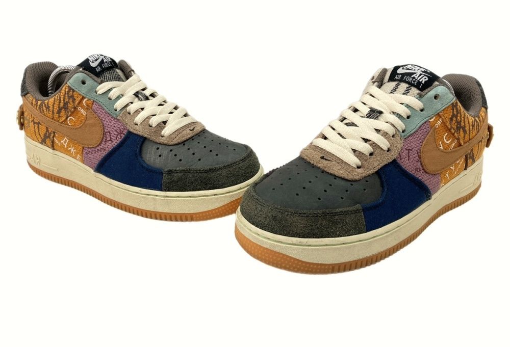 ナイキ NIKE 19年製 × Travis Scott トラヴィス スコット AIR FORCE 1 LOW エア フォース ロー CACTUS JACK CN2405-900 メンズ靴 スニーカー マルチカラー 25.5cm 104-shoes205