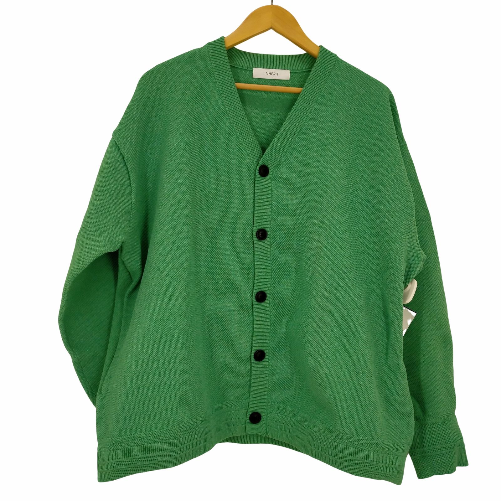 インヘリット INHERIT POLYESTER 2INSET カーディガン メンズ JPN：L 