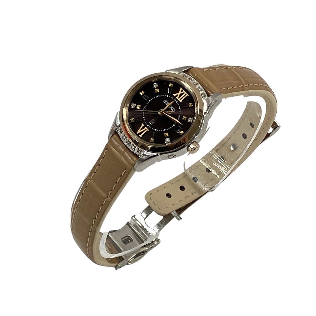 SEIKO LUKIA 1B22-0CL0 セイコー ルキア ピエールエルメ 腕時計 モデル ブラック文字盤 不動品 ソーラー ジャンク W10498461