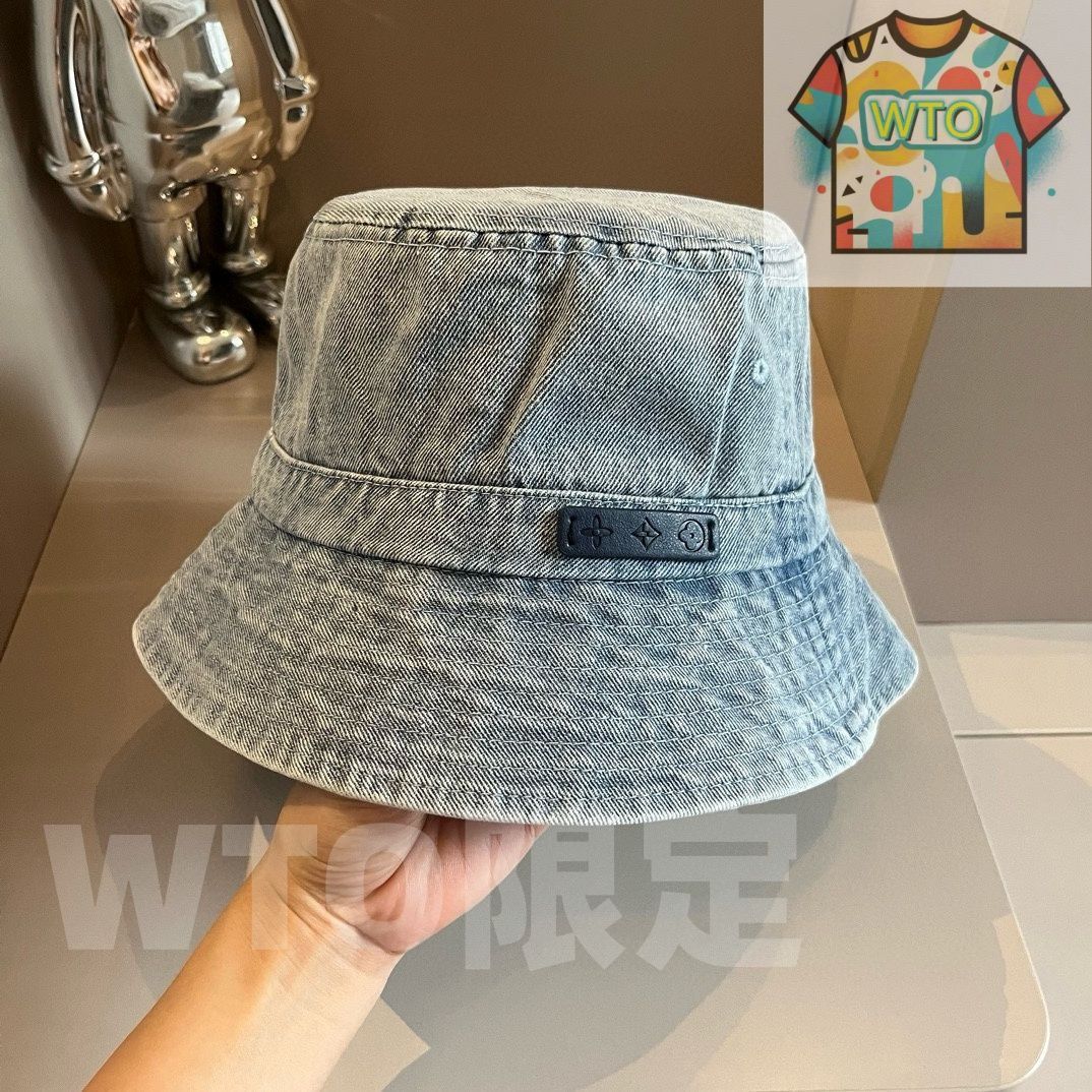 LV のデニムフィッシャーマンハット -WTO輸入1-QP30 - メルカリ