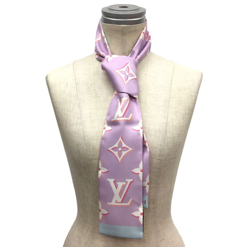 セール レア物 LOUIS VUITTON ルイヴィトン タイスカーフ バンドー