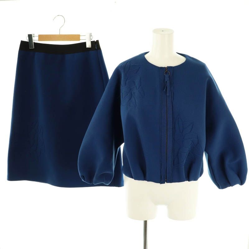 新品 未使用 タグ付き LANVIN ランバン スカート セットアップ 38 M ランバン LANVIN コレクション COLLECTION セットアップ スリー