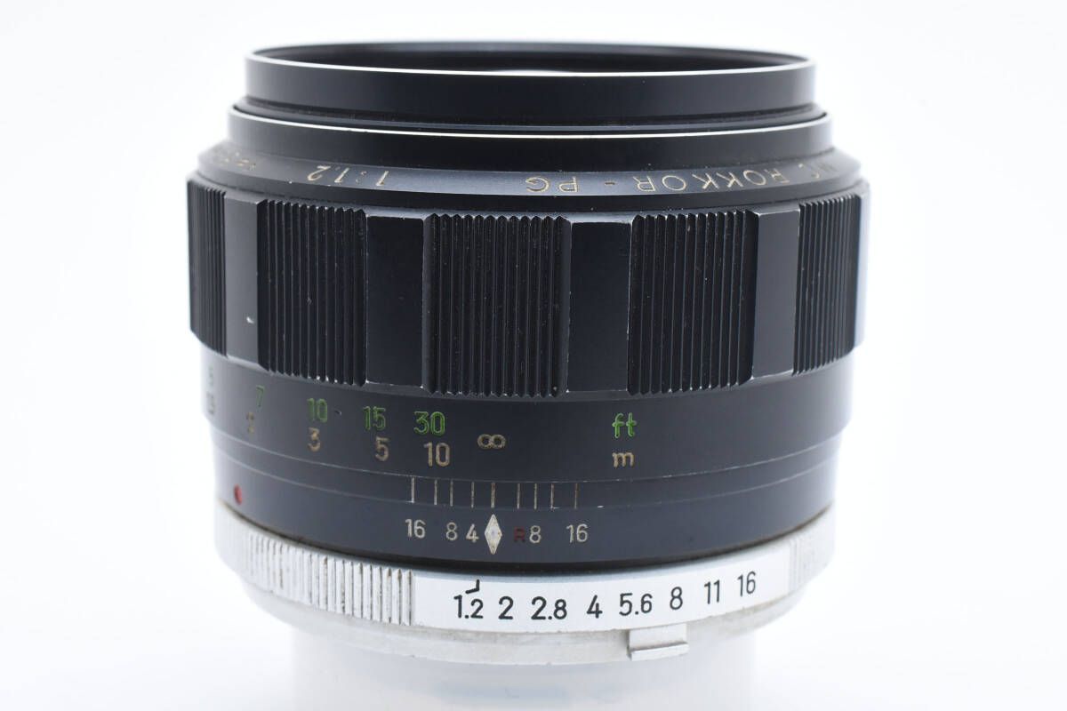 ☆希少☆ミノルタ MINOLTA MC ROKKOR-PG 58mm F1.2 単焦点 大口径