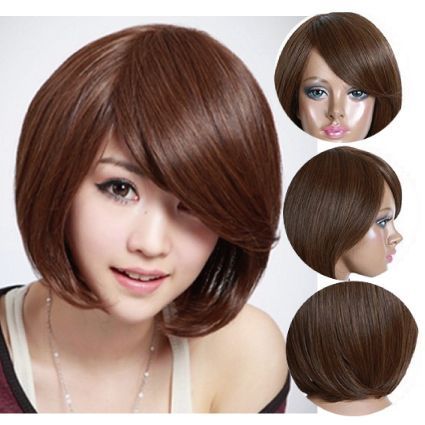 チャチャ ショート ダークブラウン ヘアメイト チャチャ ウイッグ