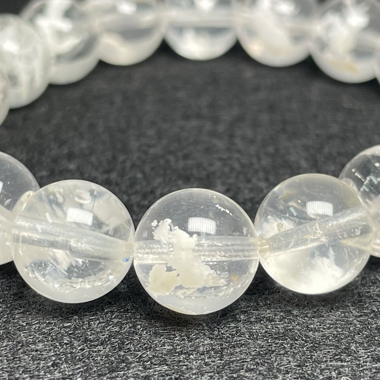 セリサイトインクォーツ ブレスレット 一点もの 珠 11.5mm 内径