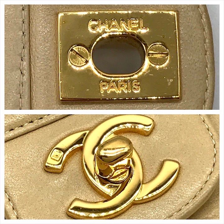 シャネル マトラッセ ラムスキン ココマーク フラップ ショルダー バッグ. 良品 CHANEL シャネル ココマーク マトラッセ ラムスキン ストレート