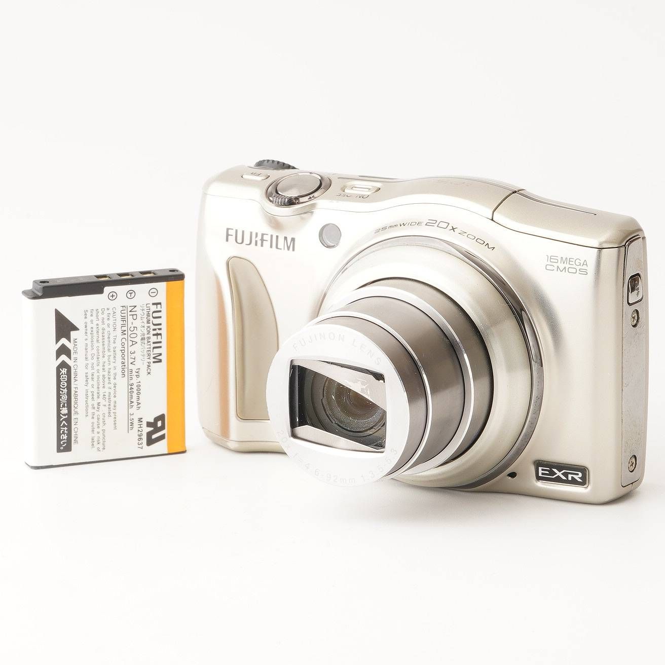 Fujifilm FinePix F770EXR 20倍ズームジャンク ジャンク フジ Fujifilm FINEPIX F770 EXR シルバー 20x 光学