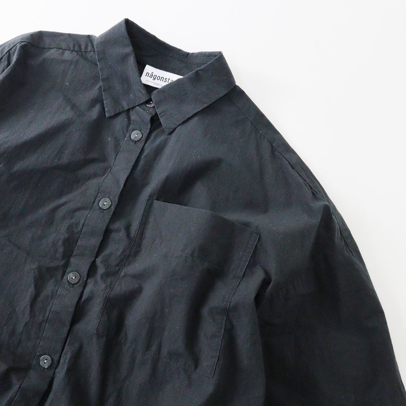 2023AW ナゴンスタンス nagonstans cropped half-sleeves shirt 