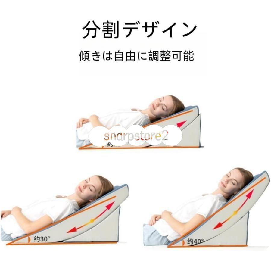 1点限り 良性発作性頭位めまい症 枕 逆流性食道炎 逆流性食道炎枕 三角枕 傾斜枕 術後用ウェッジ枕 ンチ エクストラロング枕ウェッジ 胃酸逆流 首 背中 腰サポート体にフ