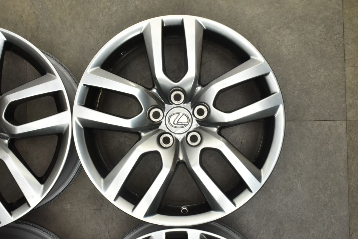 交換用に レクサス NX バージョンL 純正 18in 7.5J 35 PCD114.3 4本セット RX ハリアー RAV4 カローラクロス アルファード 流用 FFCRYSTALESIA_COM