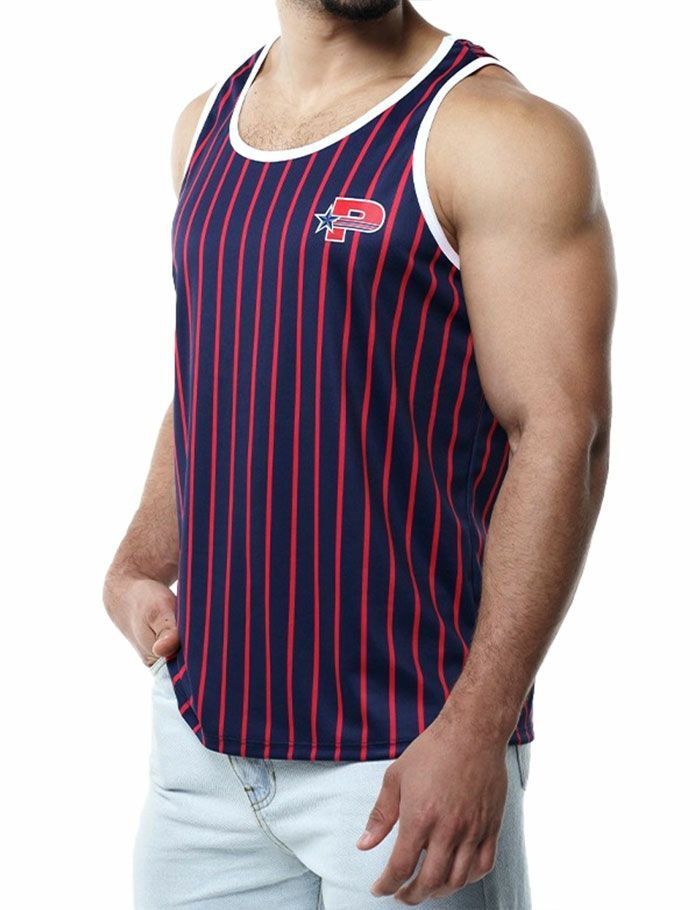 PUMP パンプ ストライプ タンクトップ （Navy） STRIPED TANK