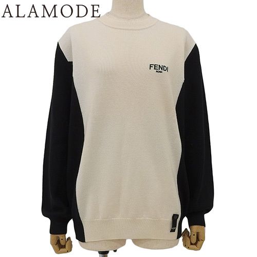 FENDI セーター FENDI(フェンディ) ロゴ ニット トップス 22年 アパレル ファッション