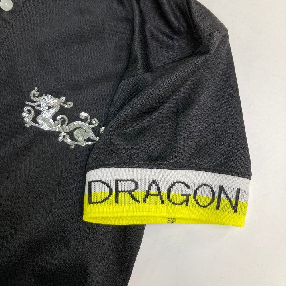 【未使用】DANCEwithDRAGON 2 ポロシャツ　半袖　スパンコール Dance With Dragon 【超美品】ダンスウィズドラゴン 半袖