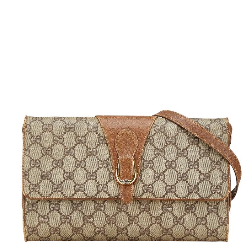 オールドグッチ ワンショルダーバッグ 肩掛け GG柄 スプリーム PVC