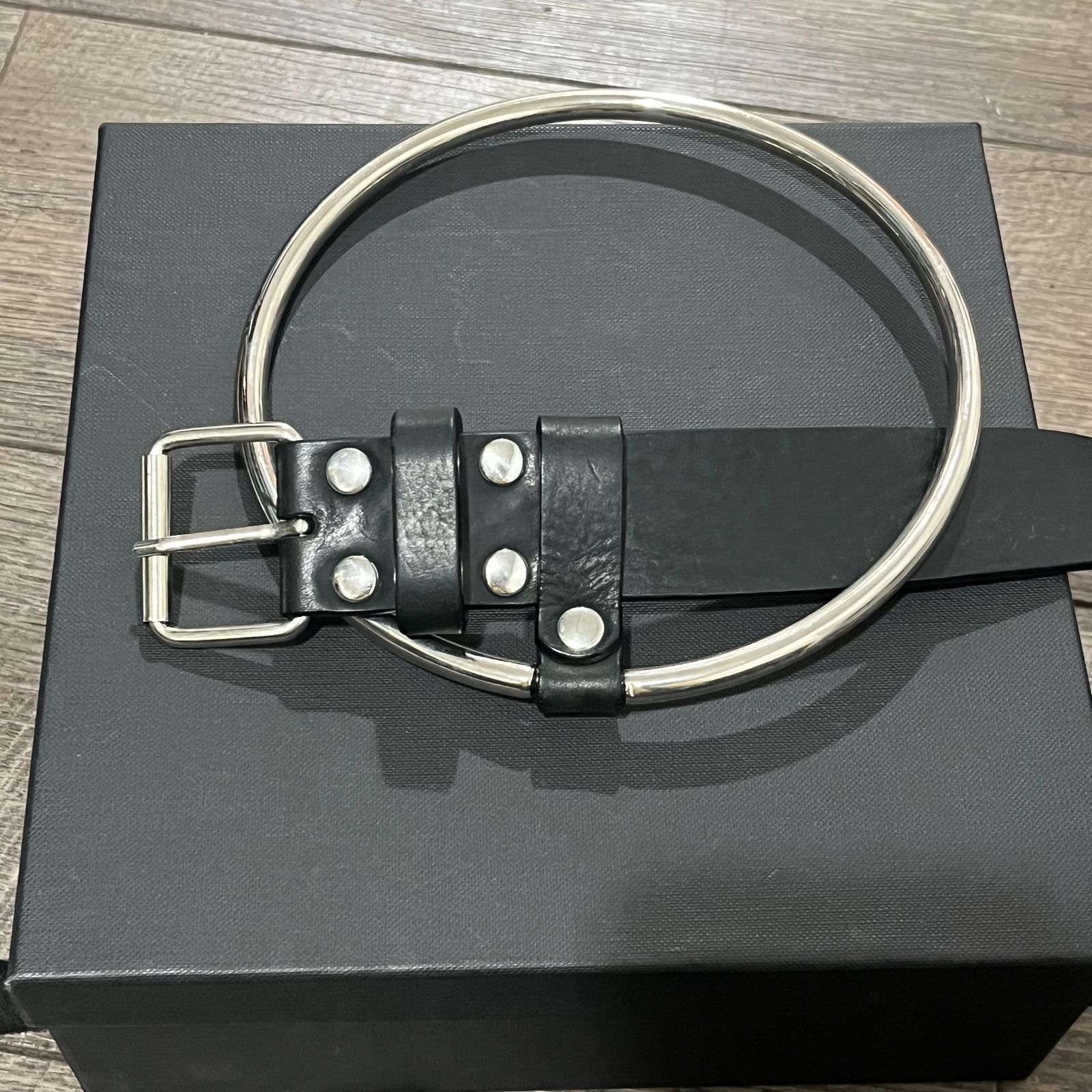 希少 VETEMENTS Ring leather belt レザー リング ベルト ヴェトモン