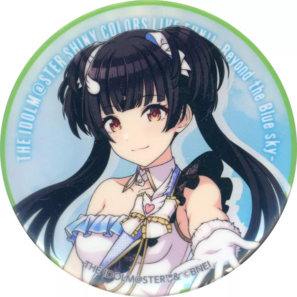 黛冬優子 よみうり オーロラ缶バッジ 中古】バッジ・ビンズ 黛冬優子 公式φ75mmオーロラ缶バッジ 「THE