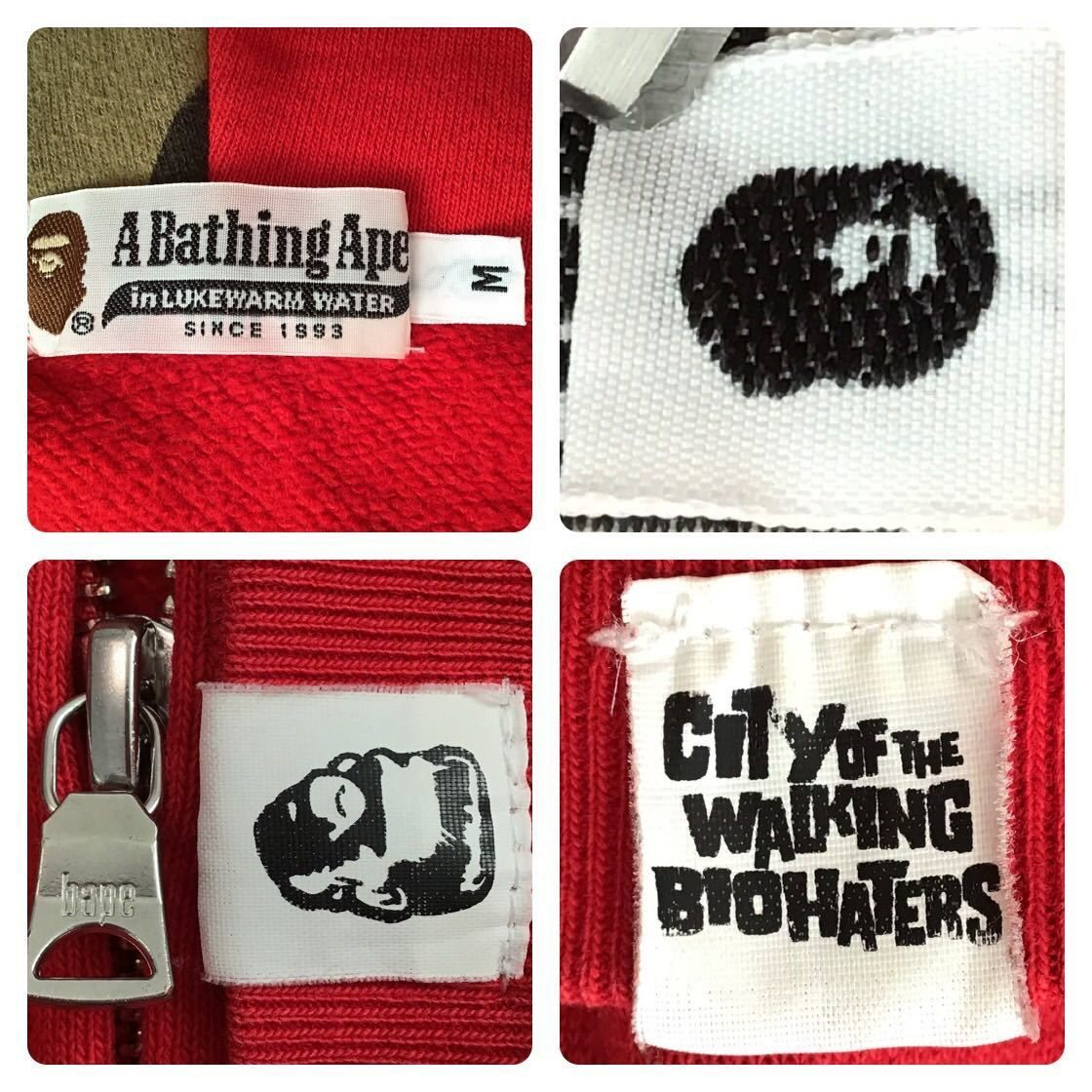 Bapeland 1周年記念 シャーク パーカー Mサイズ shark full zip hoodie