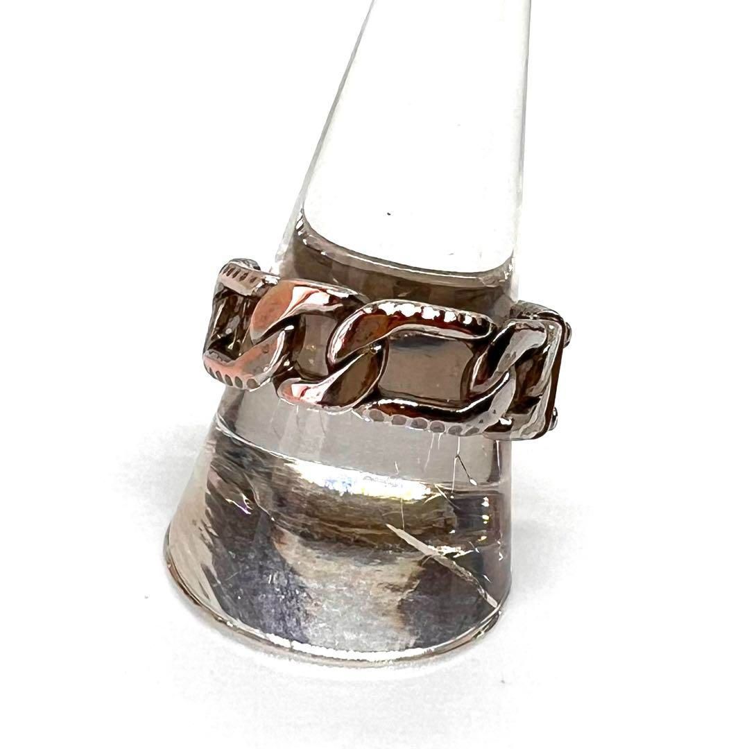 美品 Dior ディオール 指輪 リング ロゴ シルバー スイング