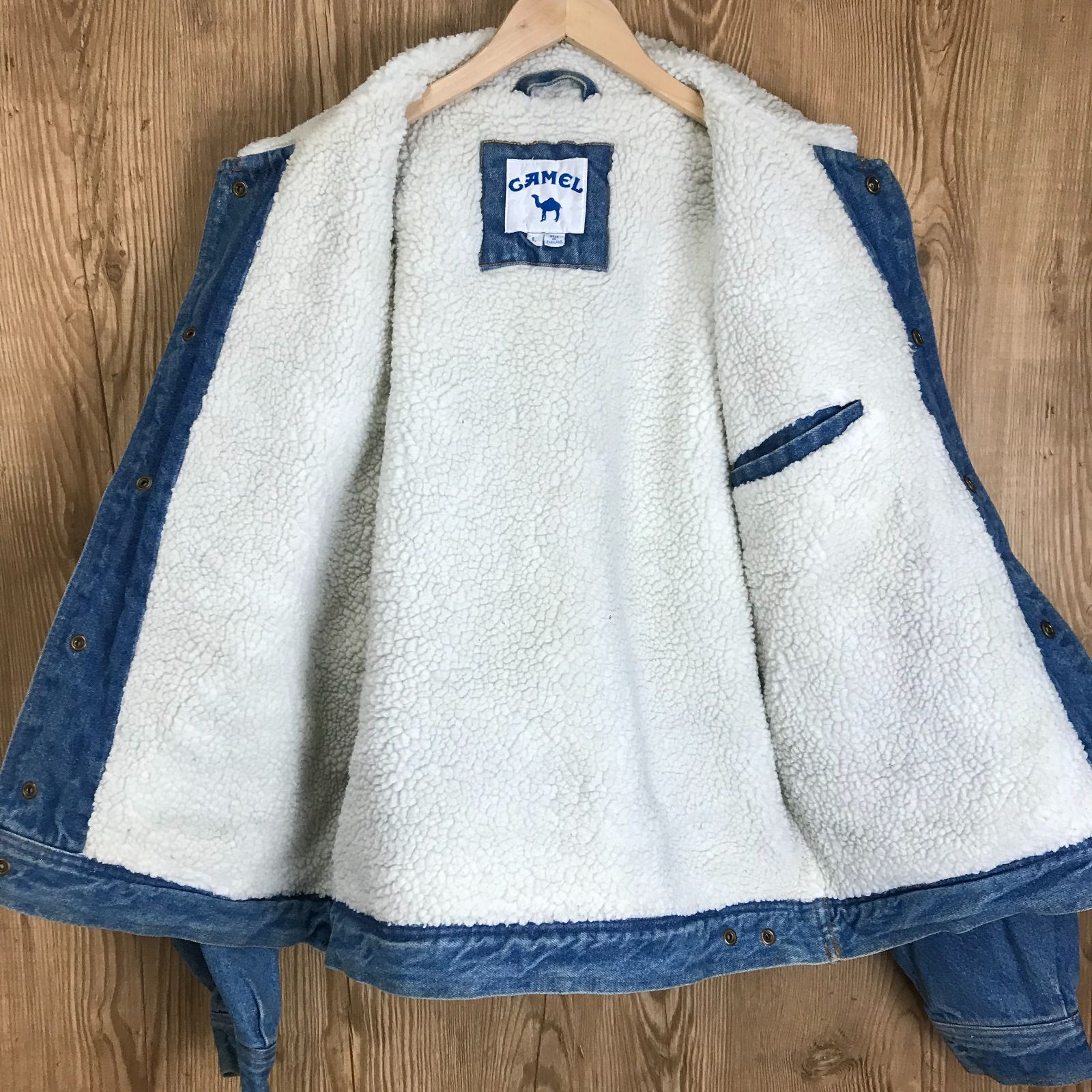 90s VINTAGE CAMEL デニムボアジャケット 90年代 キャメル ビンテージ 