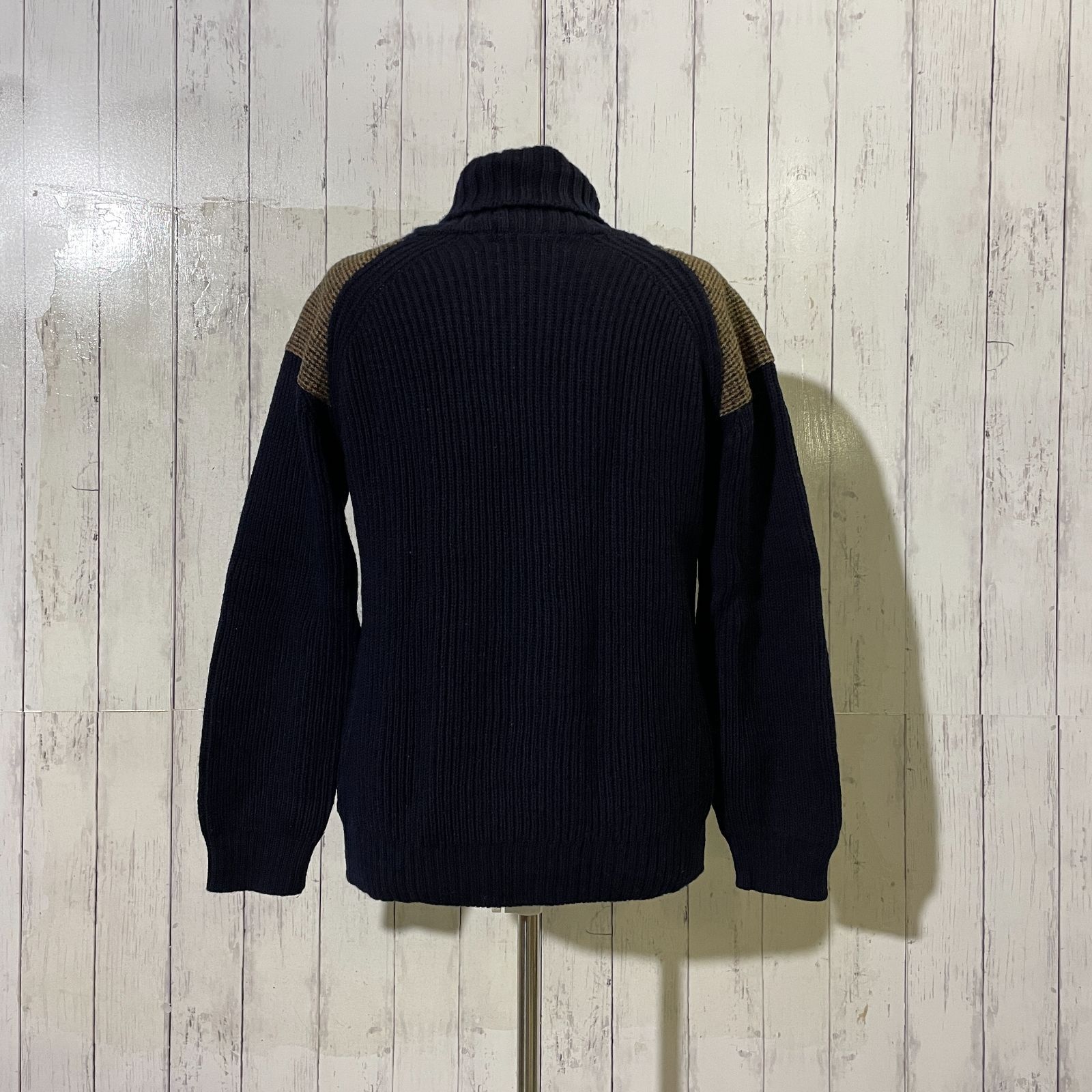 Peregrine ショールカラーセーター イギリス製 Mサイズ[NS0005] Peregrine ペレグリン ショールカラーセーター イギリス製 Mサイズ