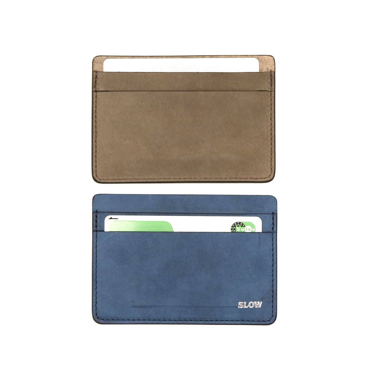 SLOW cordovan -mini wallet-NATURAL(#05) Marbled Shell Cordovan