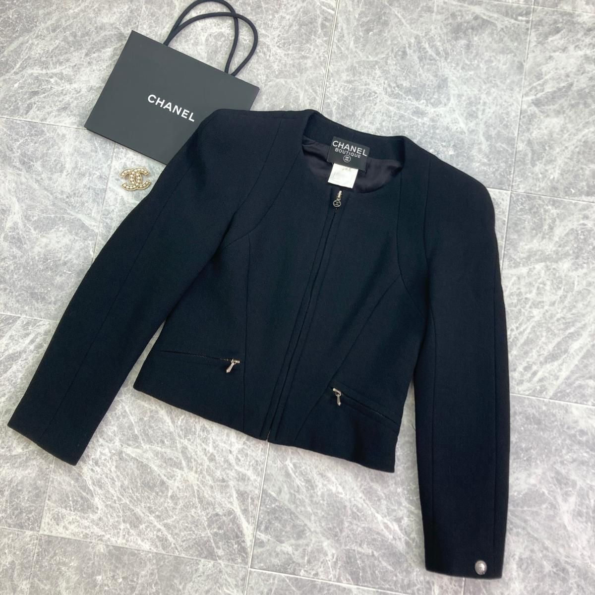 専用ページ【中古】 CHANEL （シャネル） ﾉｰｶﾗｰ ｼﾞｬｹｯﾄ 38 ｺｺﾏｰｸﾎﾞﾀﾝ 