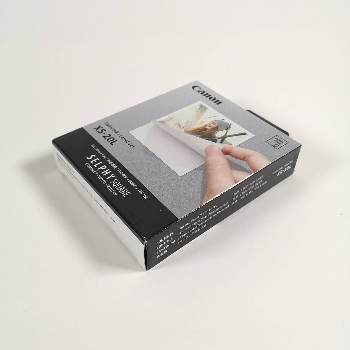 未使用】2PACS 2箱セット Canon SELPHY SQUARE QX10 XS-20L  