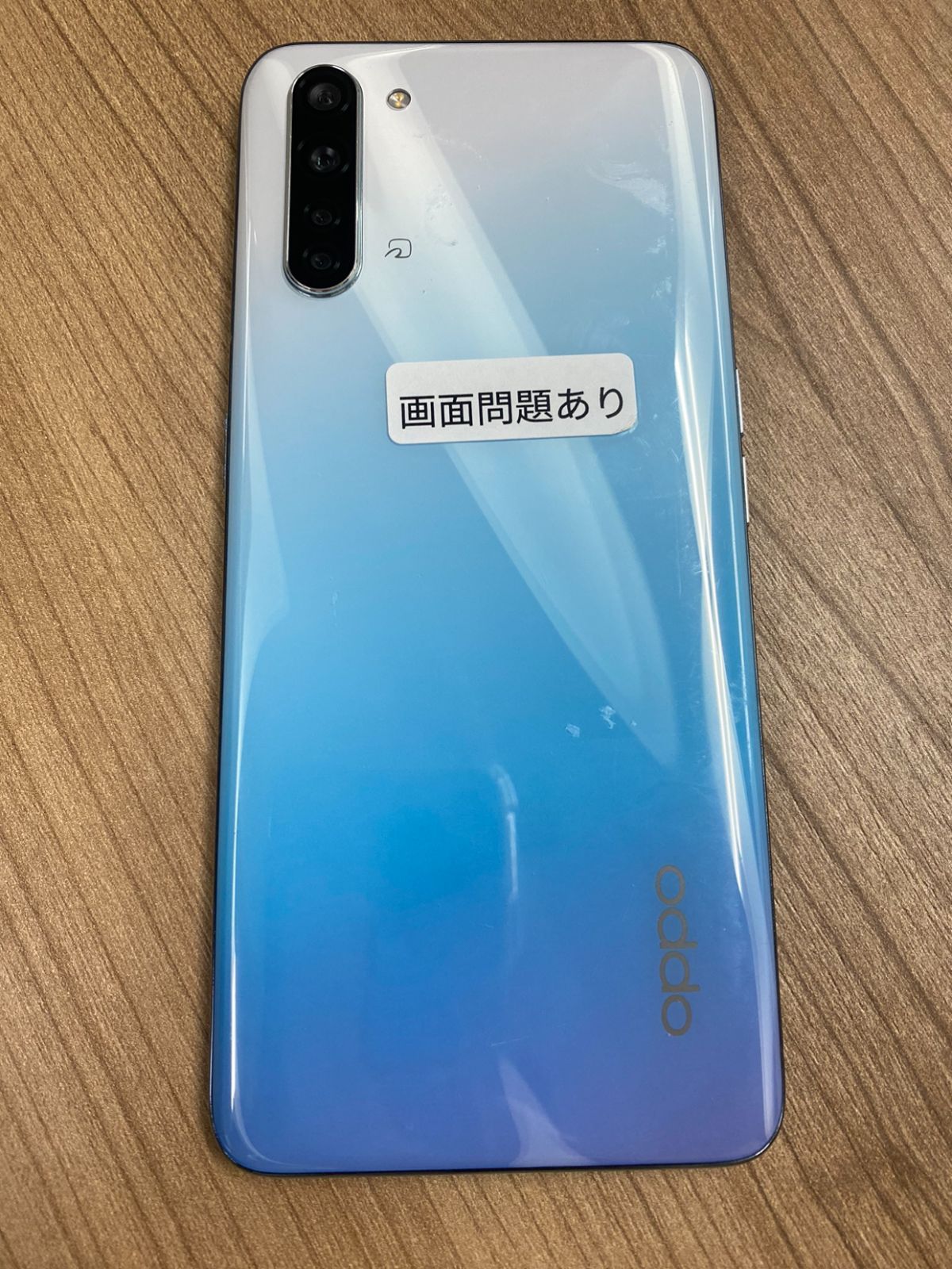 ジャンク品・液晶焼き付き】OPPO Reno3 A 「128 GB」white 楽天版Sim