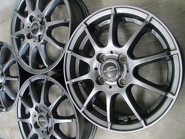 色々！本セット！ A-TECHSCHNEDER 14インチ 4穴-100装着車種N-BOX ルークス 装着車種N