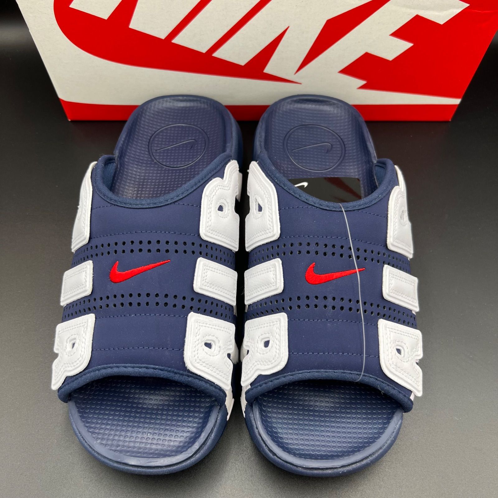 Nike Air More Uptempo Slide Olympic　30cm Nike Air More Uptempo Slide 