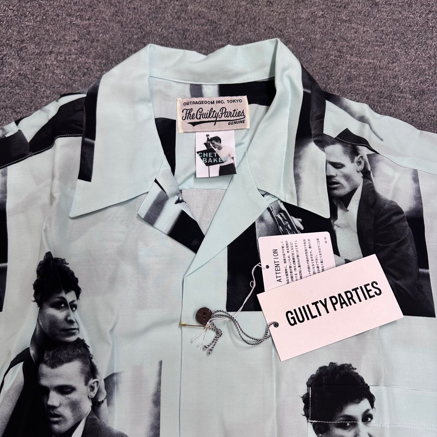 参考上代39600円 未使用品 WACKO MARIA 22SS CHET BAKER