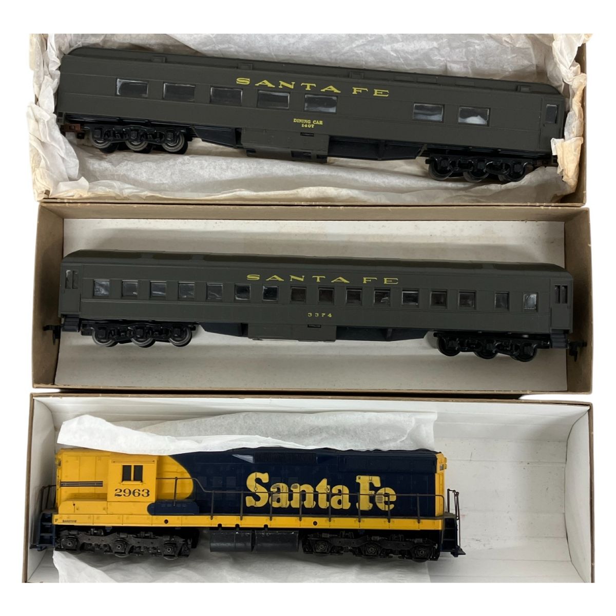 海外鉄道模型　サンタフェ  HOゲージ　作製キット　SantaFe 海外鉄道模型 サンタフェ HOゲージ 作製キット SantaFe