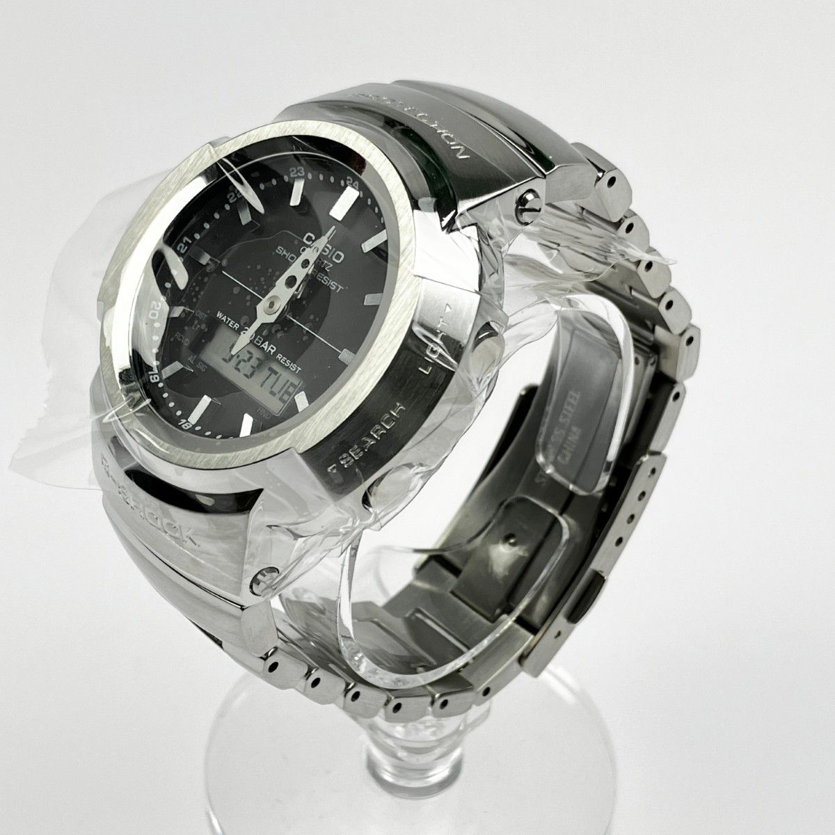 【G-SHOCK】AWM-500D-1A8JF フルメタル ▽▽CASIO カシオ G-SHOCK フルメタル タフソーラー AWM-500D 箱・コマ