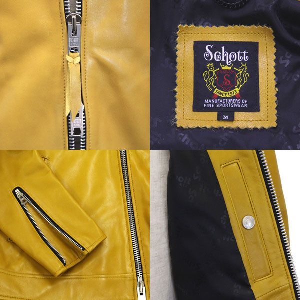 Schott ショット 3101054 シングル ブレスト ライダースジャケット Schott(ショット) SCT-SINGLE BREST RIDERSシングルブレスト