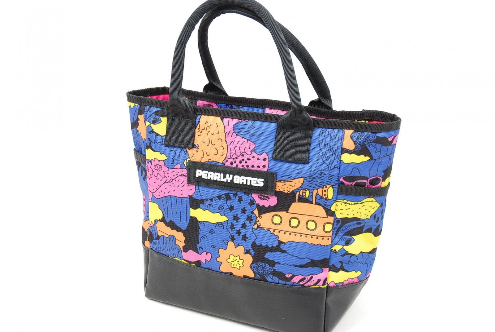 パーリーゲイツ PEARLY GATES カートバッグ ブラック×カラフル