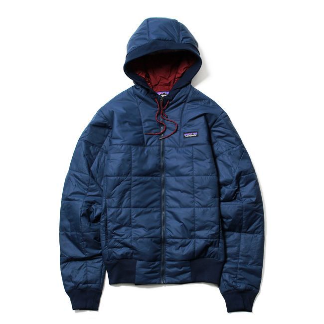 【新品未使用】 Patagonia パタゴニア メンズ ジャケット フード付き ブルー BOX QUILTED HOODY 20830