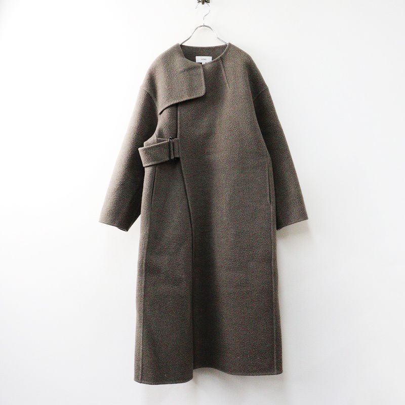 ハイク HYKE DOUBLE FACE TRENCH COAT ダブルフェイス トレンチコート 1｜ベージュ アウター 羽織り ロング 2400014623949