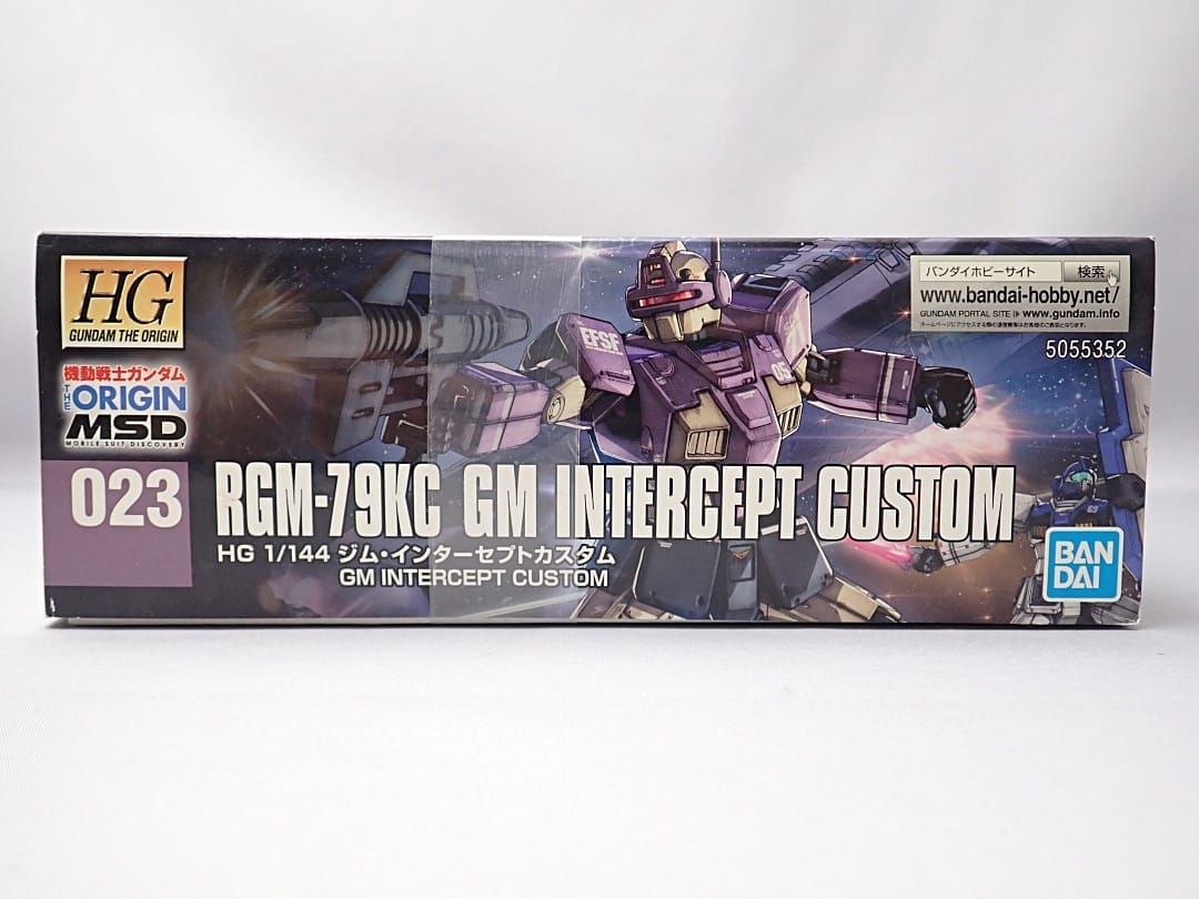 BANDAI - BANDAI バンダイ ガンプラ  RGM-79KC  HG1/144ジム・インターセプトカスタム GM INTERCEPT CUSTOM  023 新品 未開封品 【送料無料】 D-2298【質屋出品】 BANDAI バンダイ ガンプラ RGM-79KC HG1/144ジム