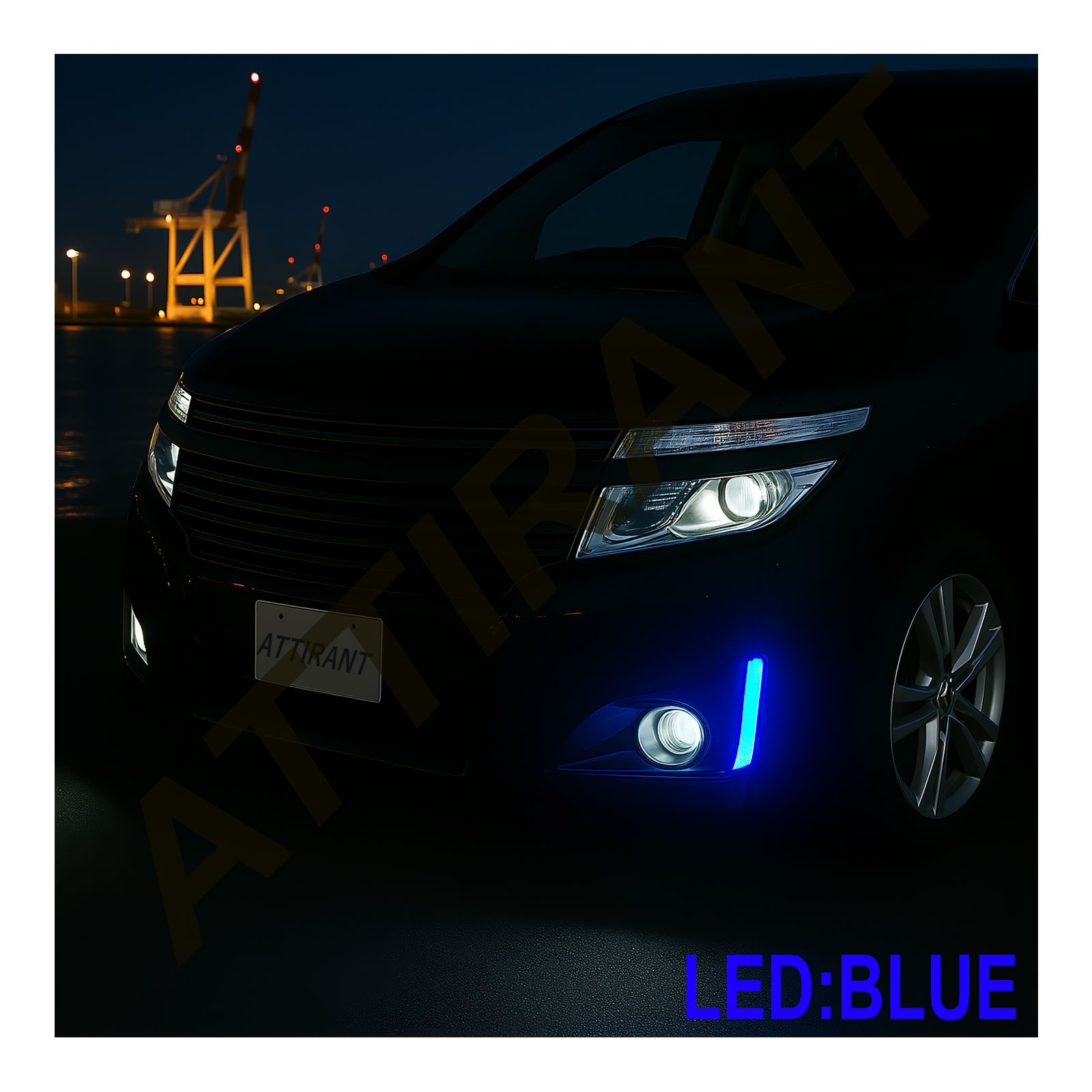 エルグランド E52 前期 ハイウェイスター LED デイライト バンパー