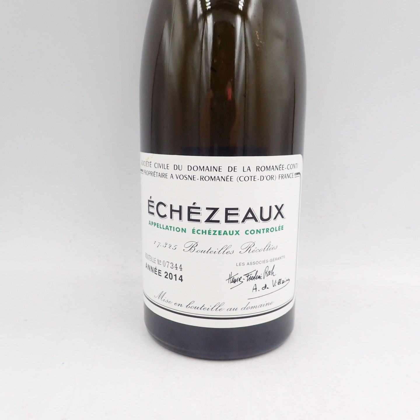 DRC エシェゾー 2014 750ml 空き瓶 ECHEZEAUX【K】 エシェゾー DRC 0