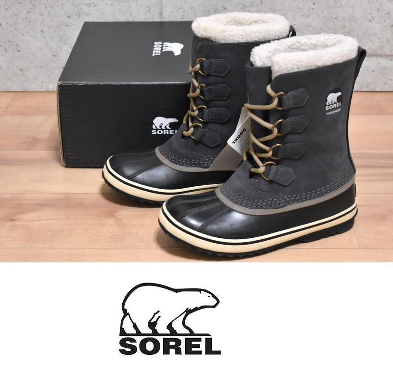 ソレル SOREL 1964 PAC 2 スノーブーツ 23cm 防寒 保温 COAL/CHARBON 