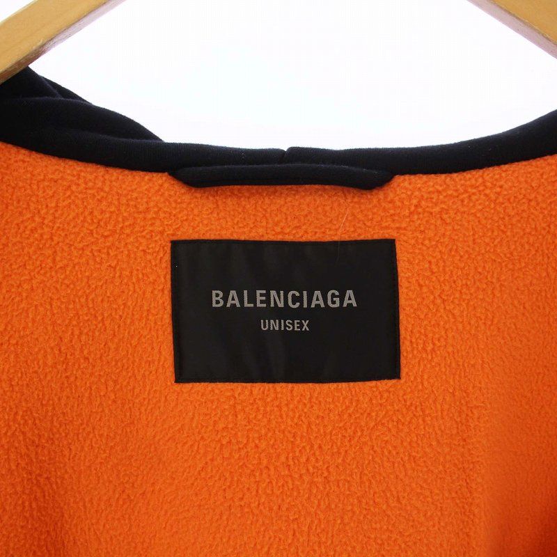 バレンシアガ BALENCIAGA 22AW Oversized Bomber Hooded Jacke オーバーサイズ ボンバーフーテッドジャケット  パーカー スウェット 中綿 ジップアップ 裏地フリース ダメージ加工 S 黒 ブラック 720497 - メルカリ