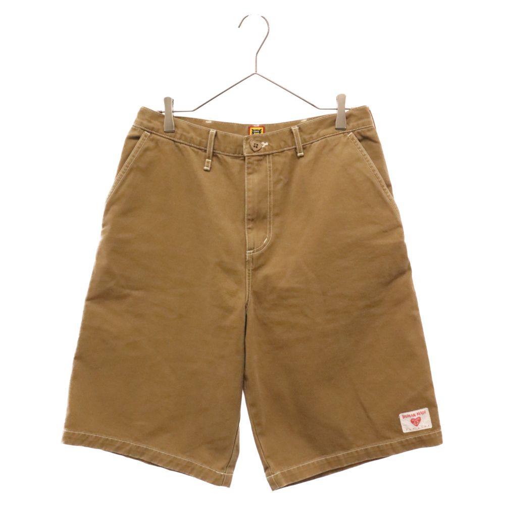 HUMAN MADE (ヒューマンメイド) 24SS BAGGY SHORTS ワイドシルエット バギーショーツ ハーフパンツ ブラウン  HM27PT020 - メルカリ