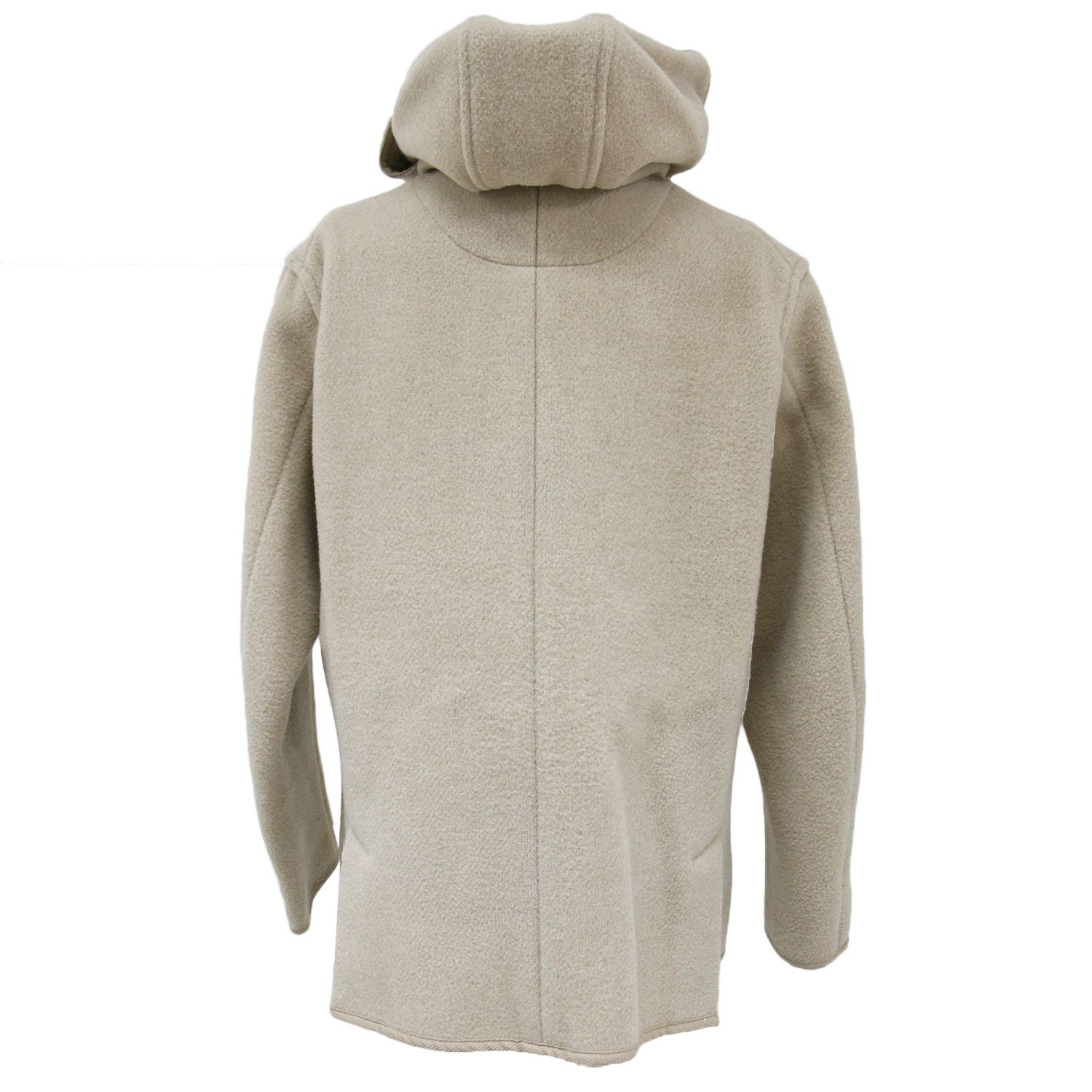 美品　ダントン　ウールモッサ　フード　ショートコート　ジャケット　ベージュ DANTON ダントン ジャケット コート ショート丈 ベージュ サイズ