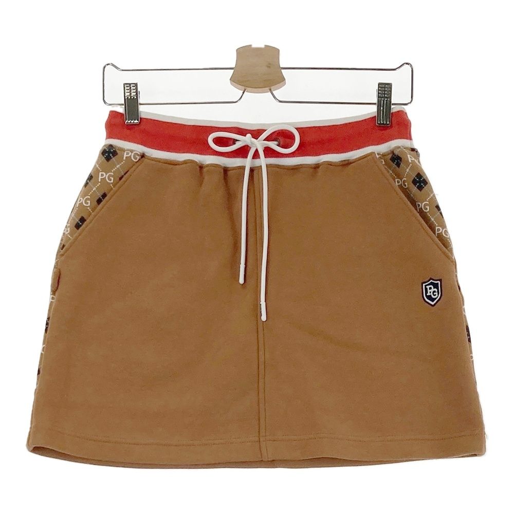 PEARLY GATES ブラウン スカート PEARY GATES チェックスカート