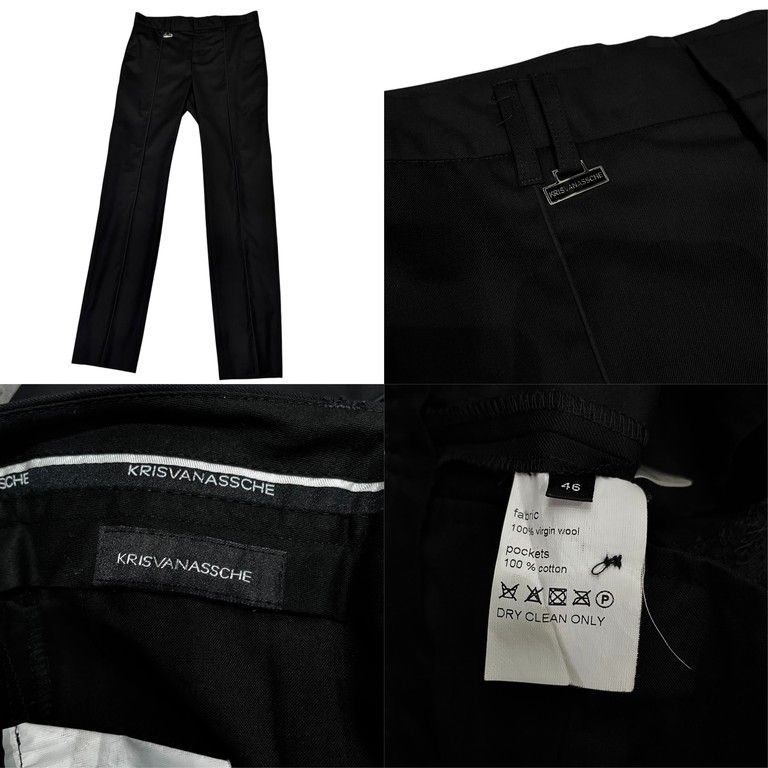 KRIS VAN ASSCHE 06AW ウールギャバジンレイヤードライクスーツ