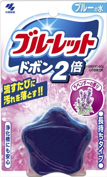 まとめ買い-48点セット ブルーレットドボン２倍 ラベンダー 小林製薬 芳香剤 タンク