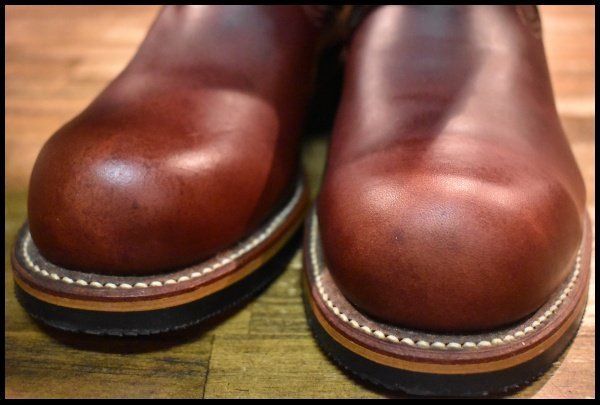 8E 黒タグ Chippewa チペワ 91068 エンジニア コードバン バーガンディ 11インチハイト スチールトゥ ブーツ HOPESMORE FJ093 NICORILABO_COM